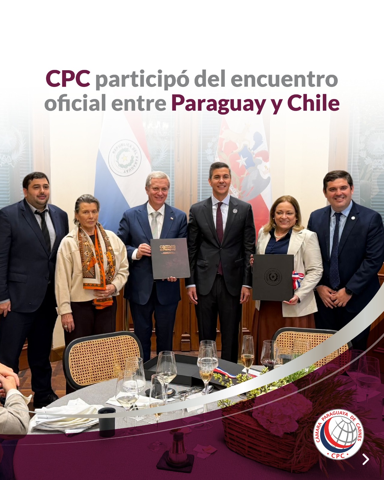 Lunch with the President of Chile, José Antonio Kast